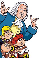Die Abrafaxe zu Besuch bei Bach