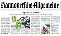 Hannoversche Allgemeine Zeitung 9.7.2016