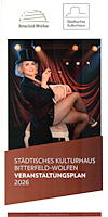 Flyer Kulturhaus Wolfen 2/2026