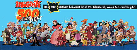 MOSAIK 500 erscheint am 26. Juli 2017