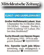 Mitteldeutsche Zeitung 1.10.2022
