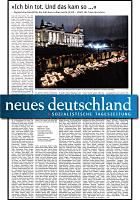 Neues Deutschland 31.12.2016