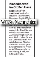 Norddeutsche Neueste Nachrichten 3.5.2017