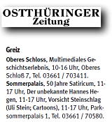 Ostthüringer Zeitung 27.8.2025
