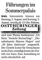 Ostthüringer Zeitung 31.7.2025