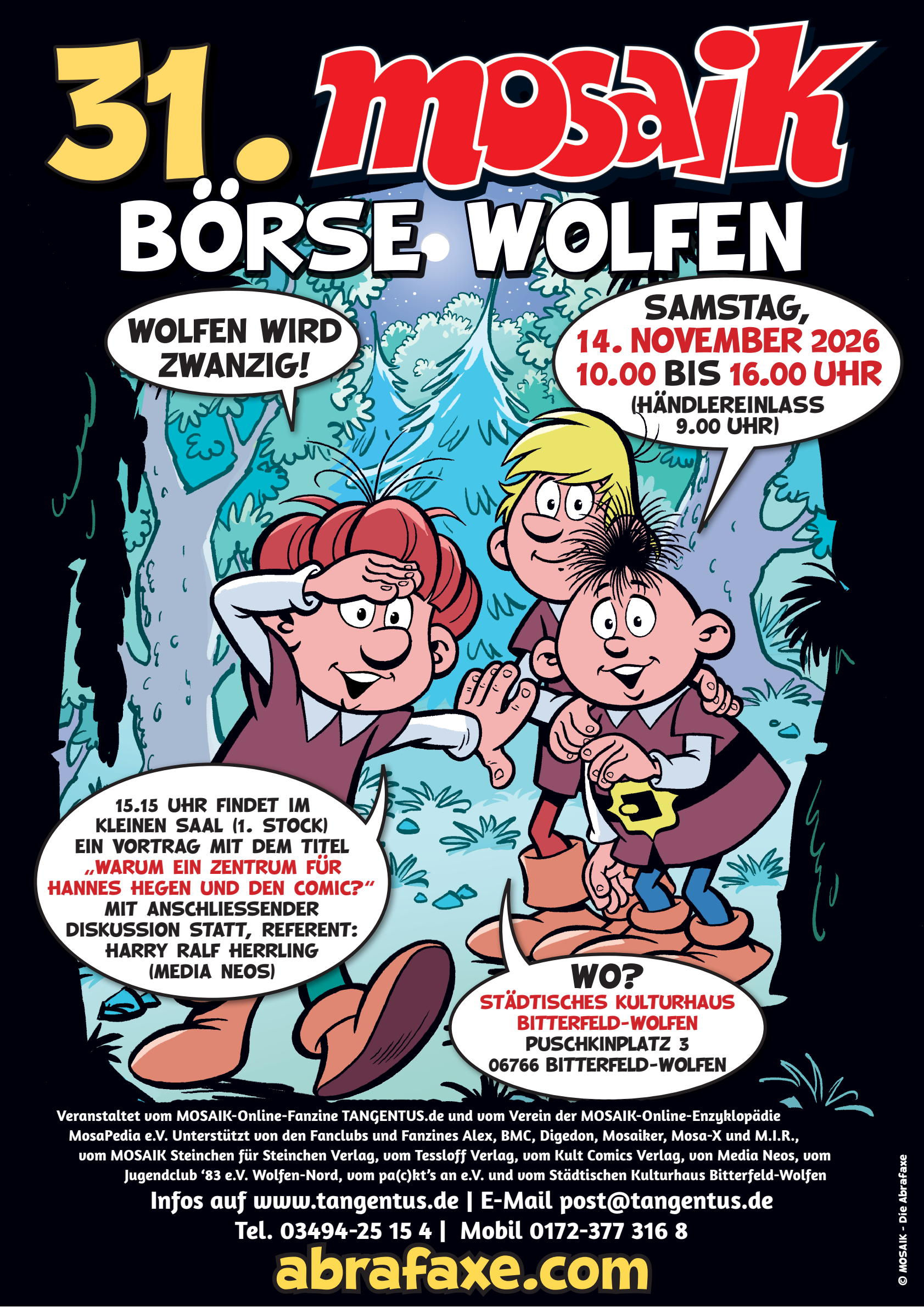 Plakat MOSAIK-Börse 2026