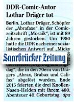 Saarbrücker Zeitung 20.8.2016