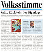 Volksstimme 23.4.2025