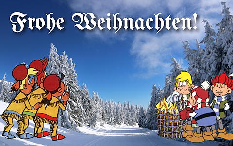 Frohe Weihnachten und ein glückliches Neues Jahr!